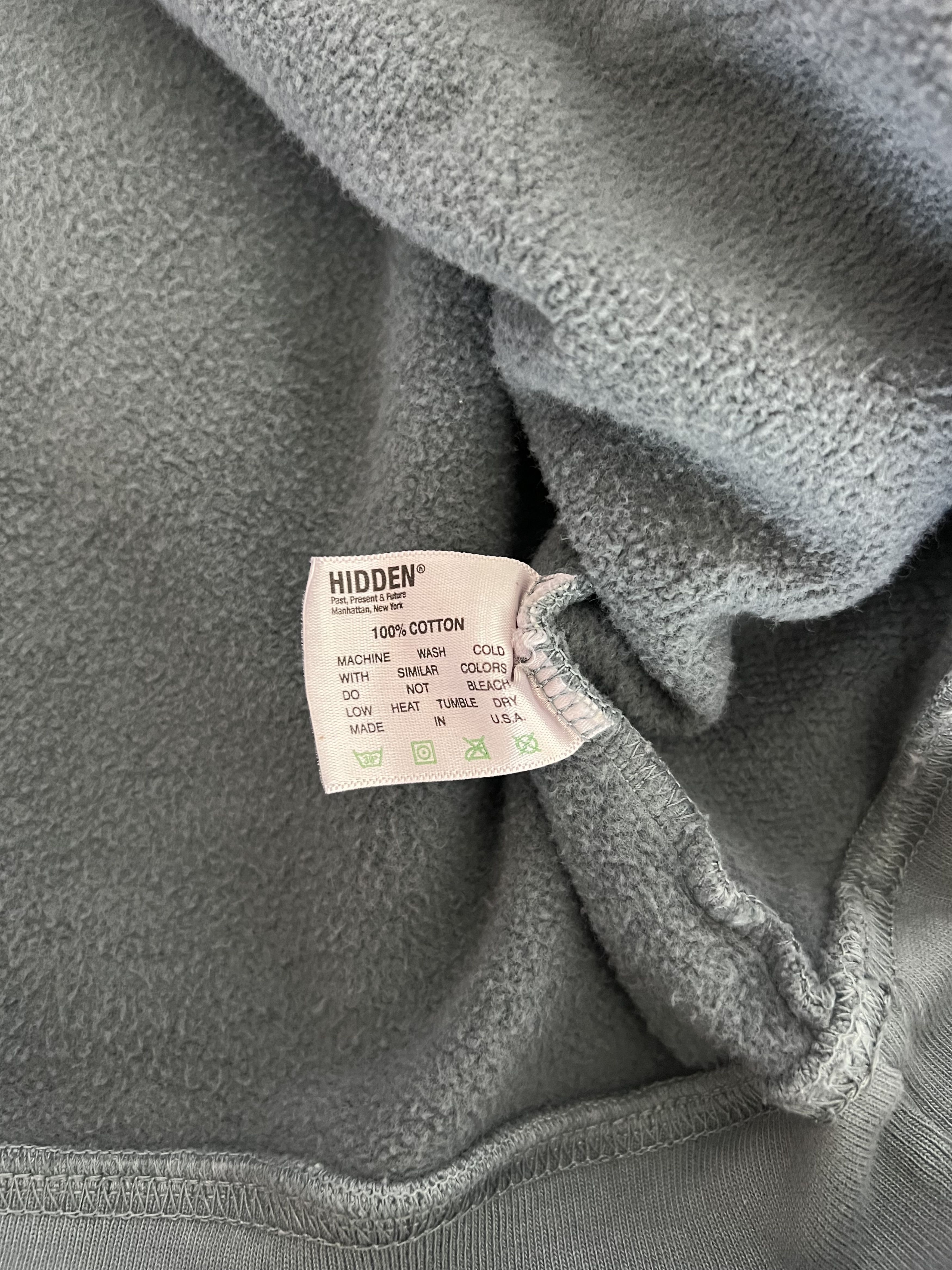 Avirex Avirex Hidden NY Worldwide Hoodie in Washed Graphite Size US XL / EU 56 / 4 - 7 Thumbnail