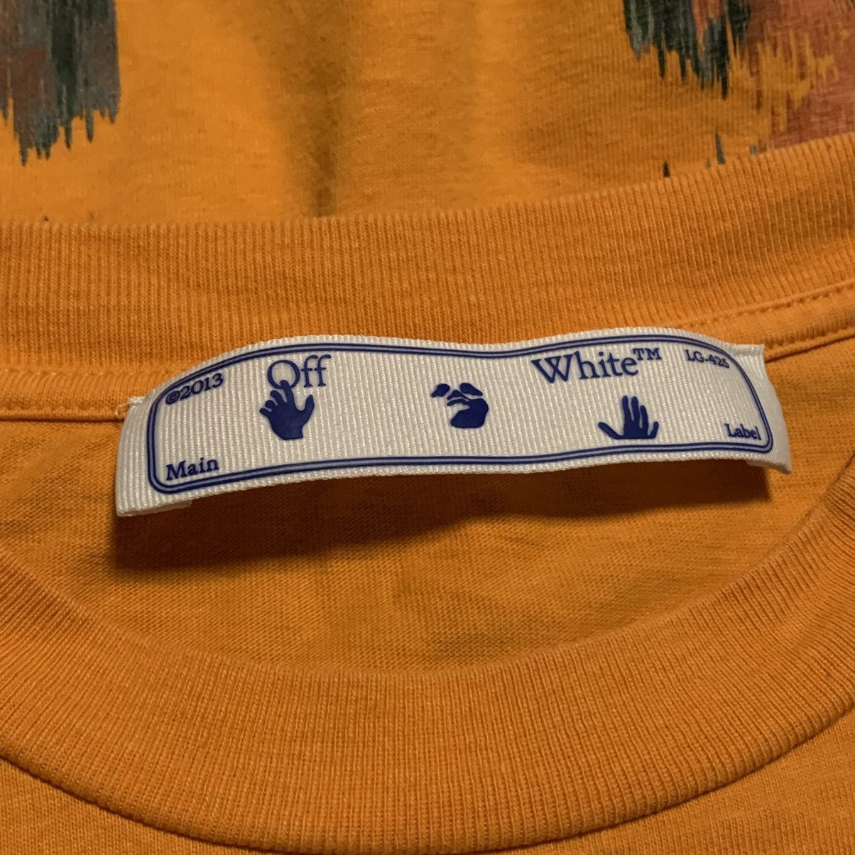 Off-White Off White Small Arrows Graphic Orange Tee Virgil Abloh Size US S / EU 44-46 / 1 - 5 Thumbnail