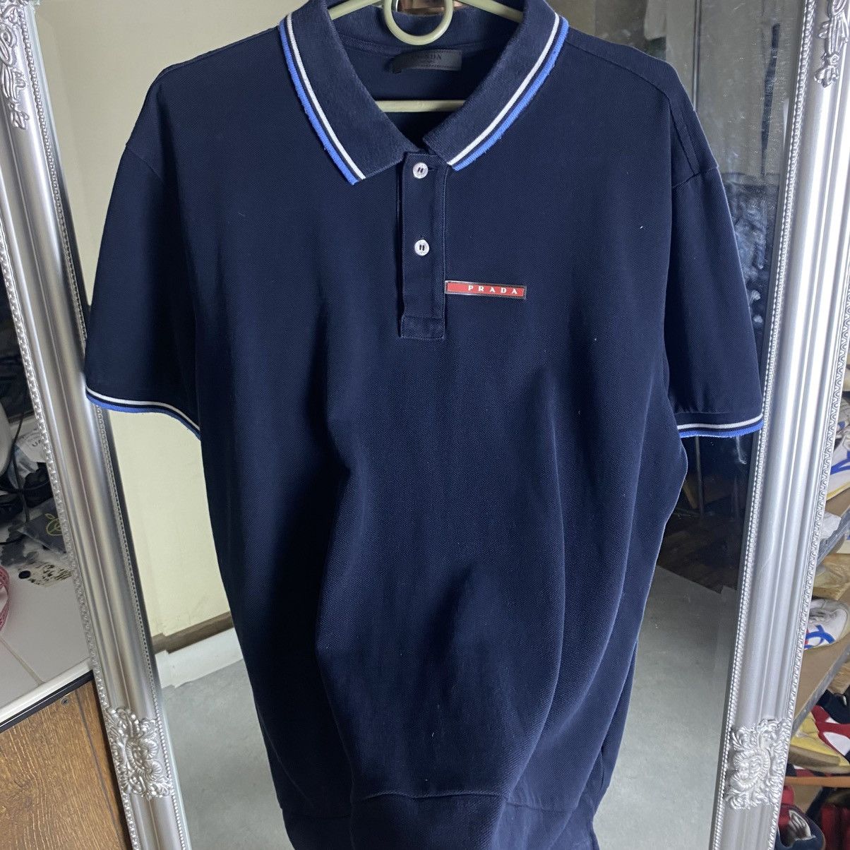 Prada Prada polo Luxury Size US XL / EU 56 / 4 - 3 Thumbnail