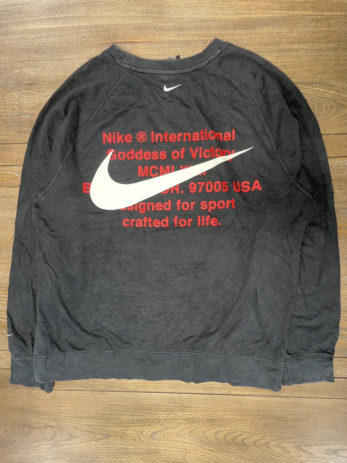 Nike × Vintage Nike double swoosh big logo Size US XXL / EU 58 / 5 - 1 Thumbnail