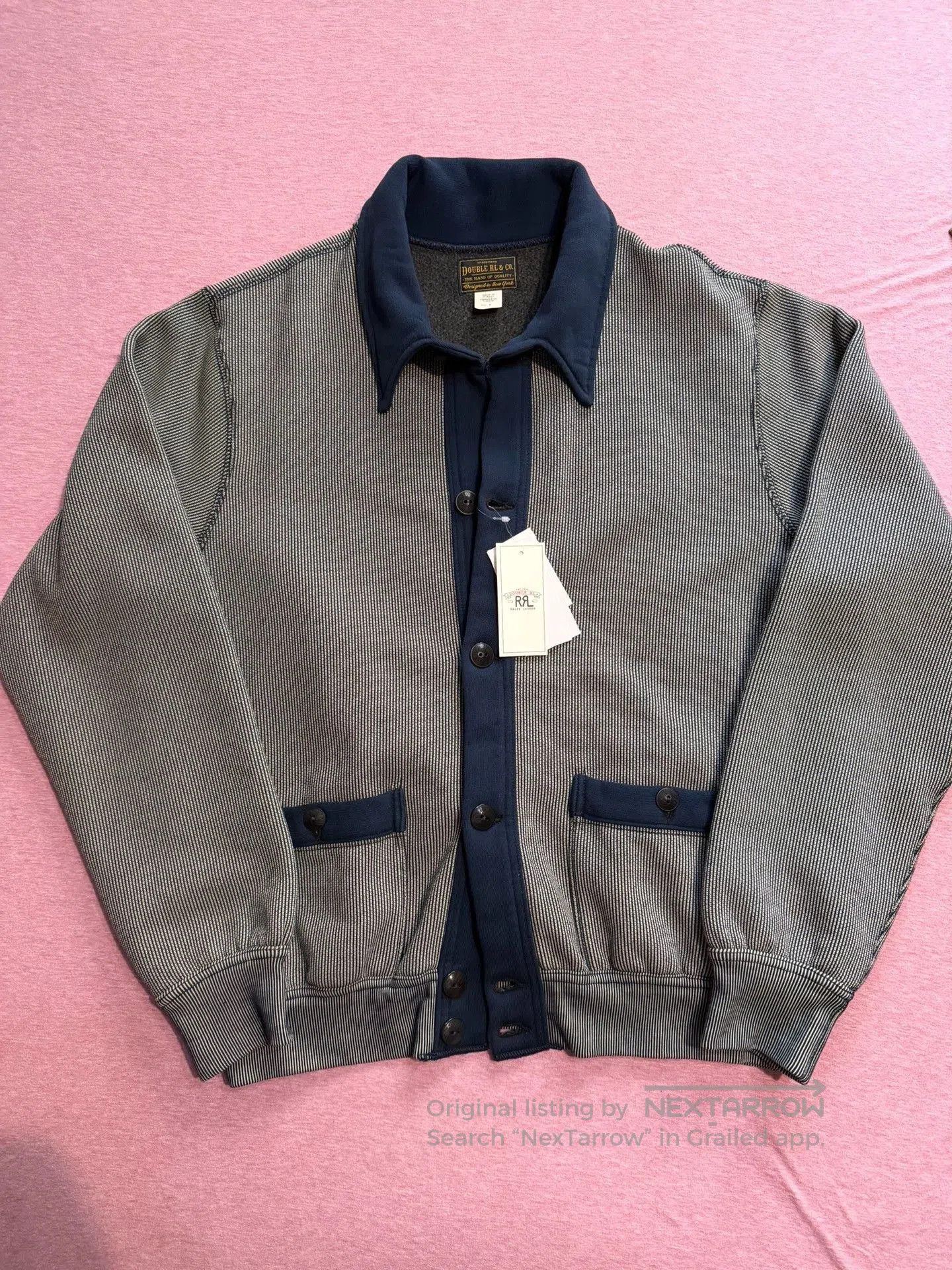 RRL Ralph Lauren RRL New Classic Collar Knit Cardigan. Size US M / EU 48-50 / 2 - 2 Thumbnail