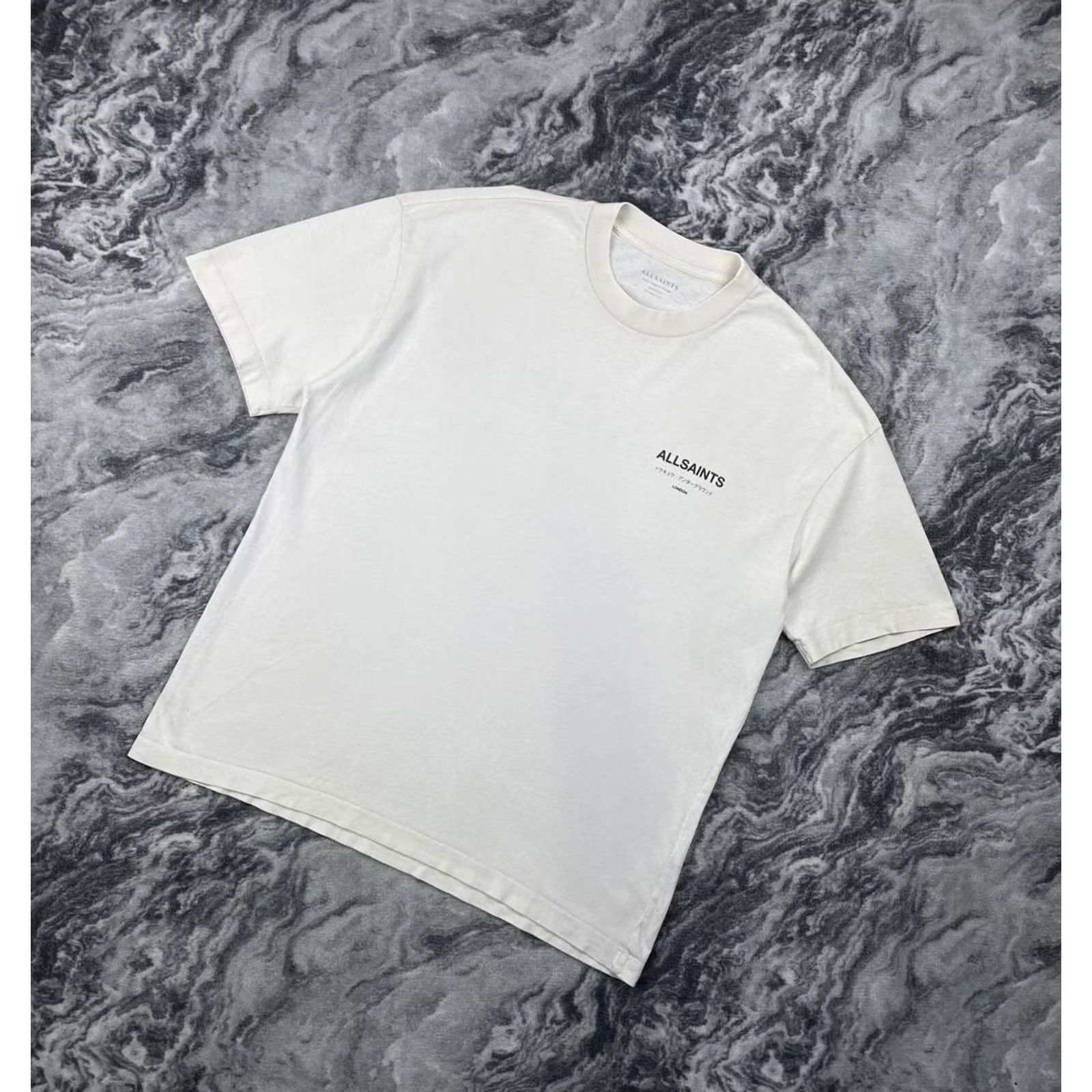 Allsaints AllSaints Men T Shirt S White Underground Big Logo Size US S / EU 44-46 / 1 - 2 Thumbnail