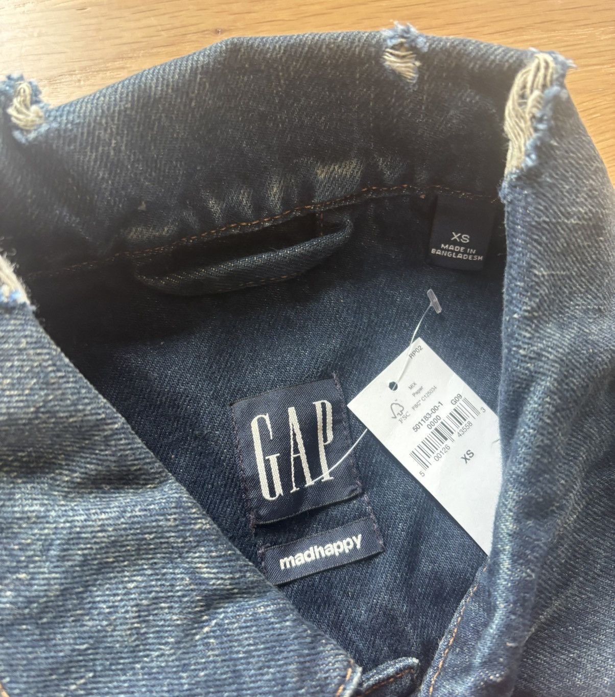 Gap × Madhappy Gap x MadHappy Sand-Washed Denim Trucker Jacket Size US XS / EU 42 / 0 - 5 Thumbnail