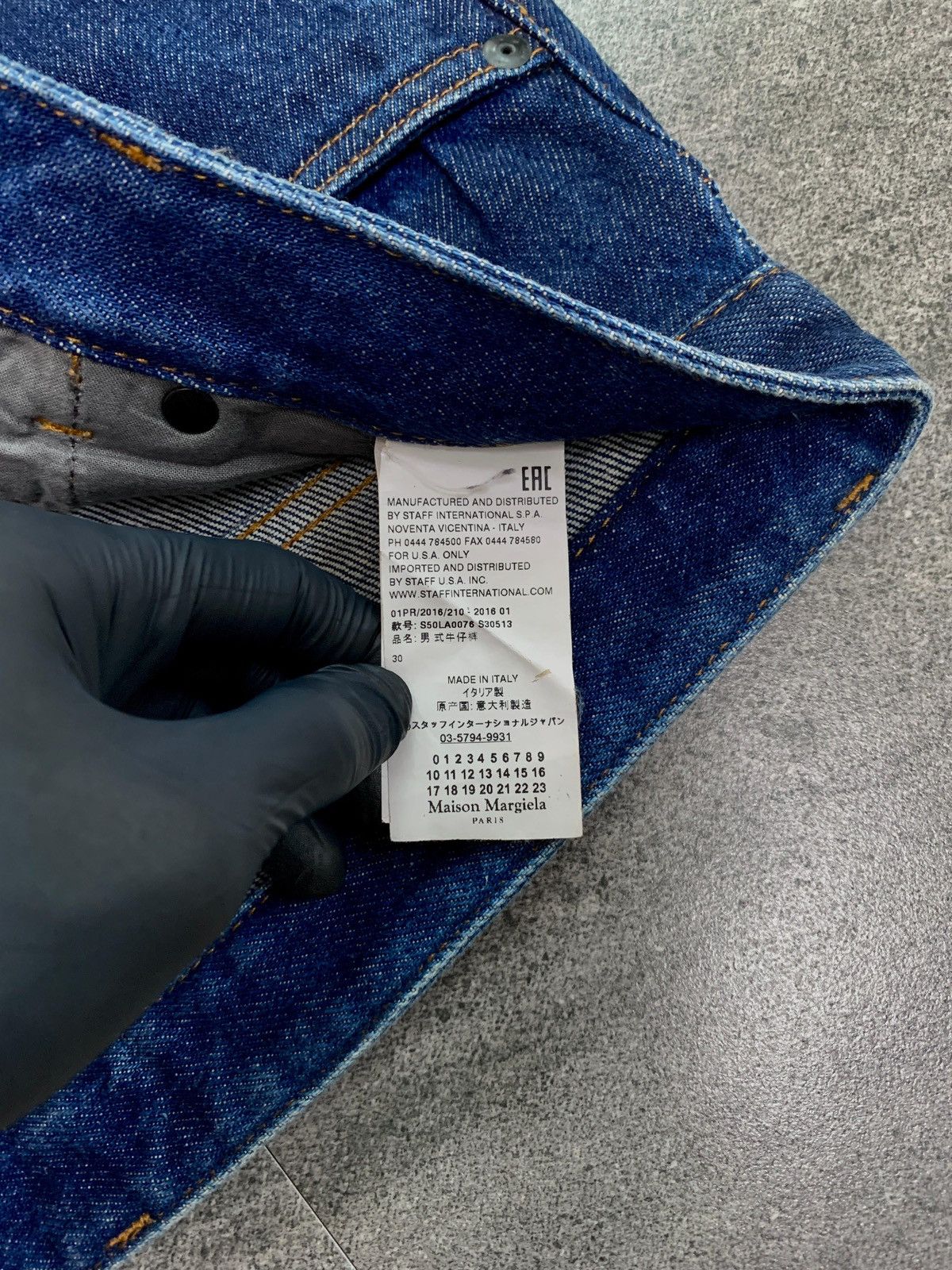 Maison Margiela FREE TAX! Classic Skinny Blue Denim Jeans Size US 30 / EU 46 - 9 Thumbnail