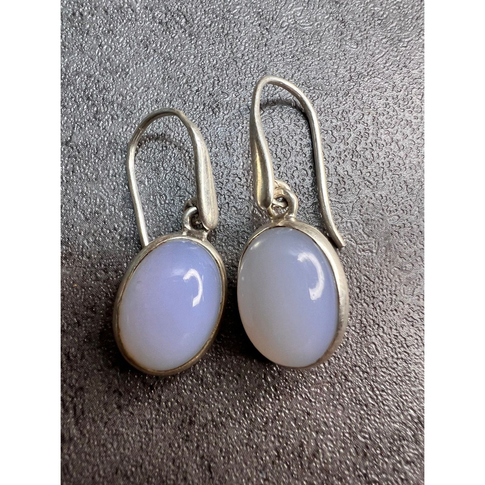 Other NEW Blue chalcedony sterling silver drop earrings 4.85 grams Size ONE SIZE - 9 Thumbnail