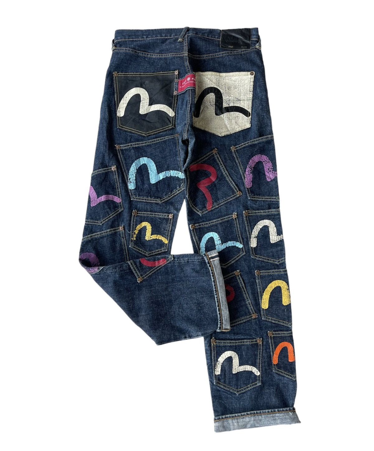 Evisu Vintage evisu Multi pocket Denime selvedge jeans Size US 32 / EU 48 - 2 Thumbnail