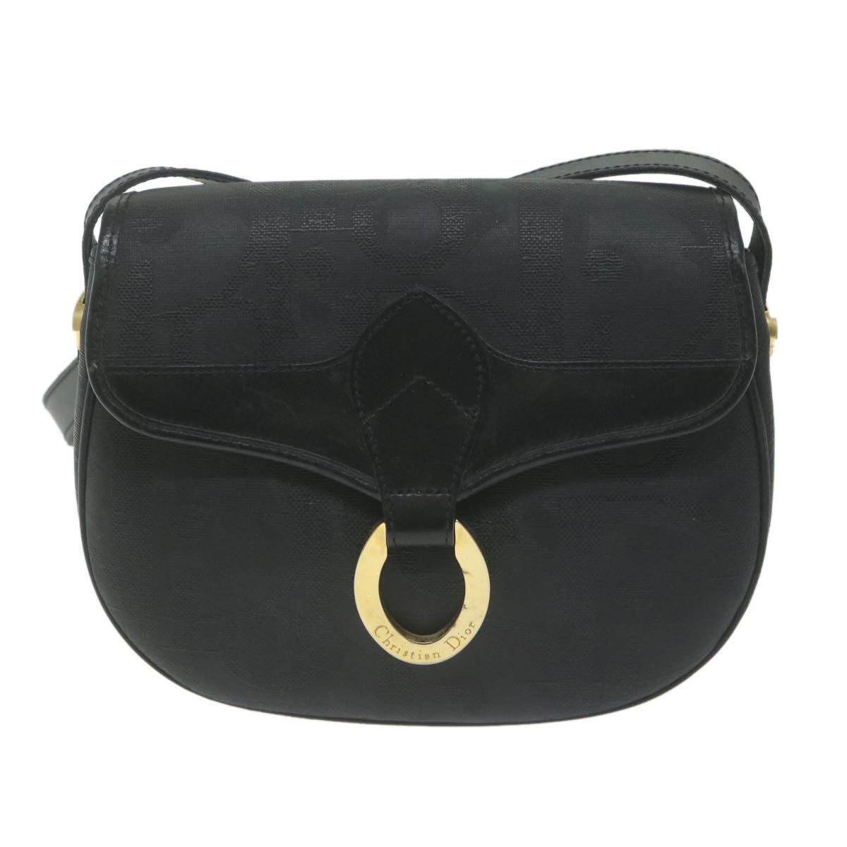 Dior DIOR Trotter Canvas Shoulder Bag Black Size ONE SIZE - 2 Thumbnail