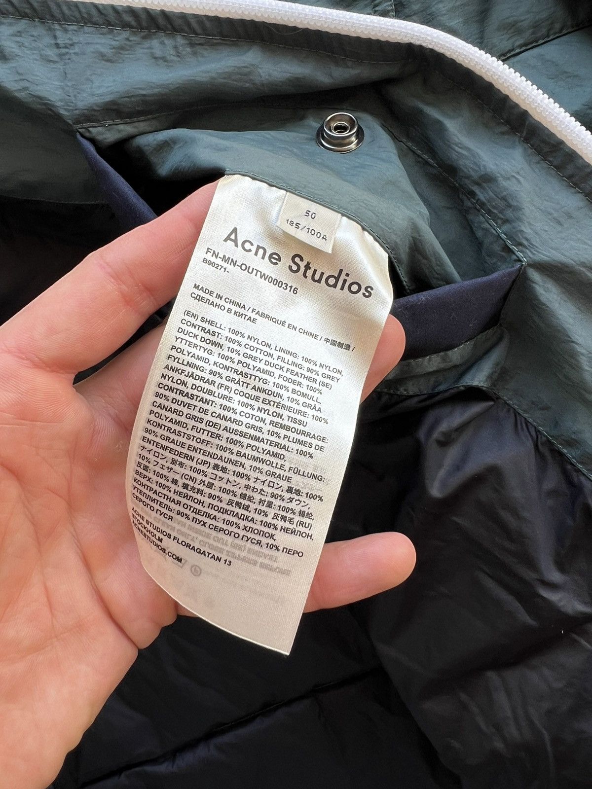 Acne Studios Puffer jacket Duck down Size US M / EU 48-50 / 2 - 8 Thumbnail