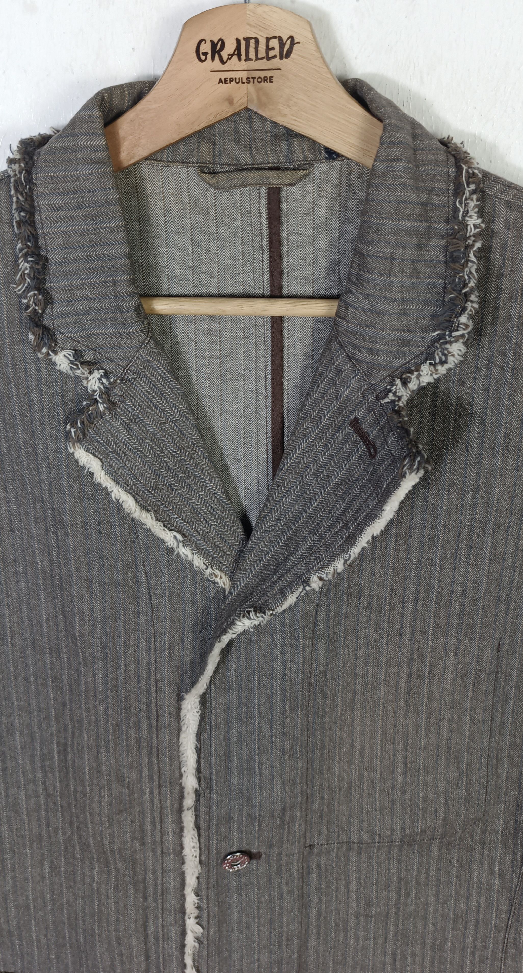 If Six Was Nine Drawn Work Stripe ifsixwasnine lgb style Men Jacket Size US M / EU 48-50 / 2 - 5 Thumbnail