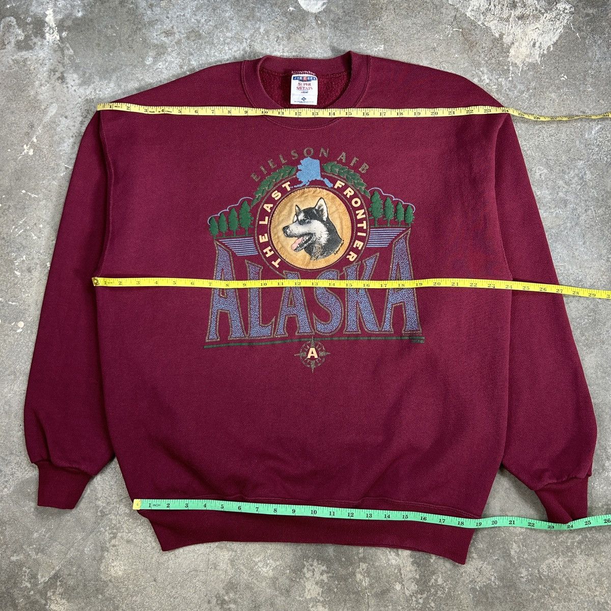Vintage 1990s Alaska Sweatshirt Size US XL / EU 56 / 4 - 6 Thumbnail