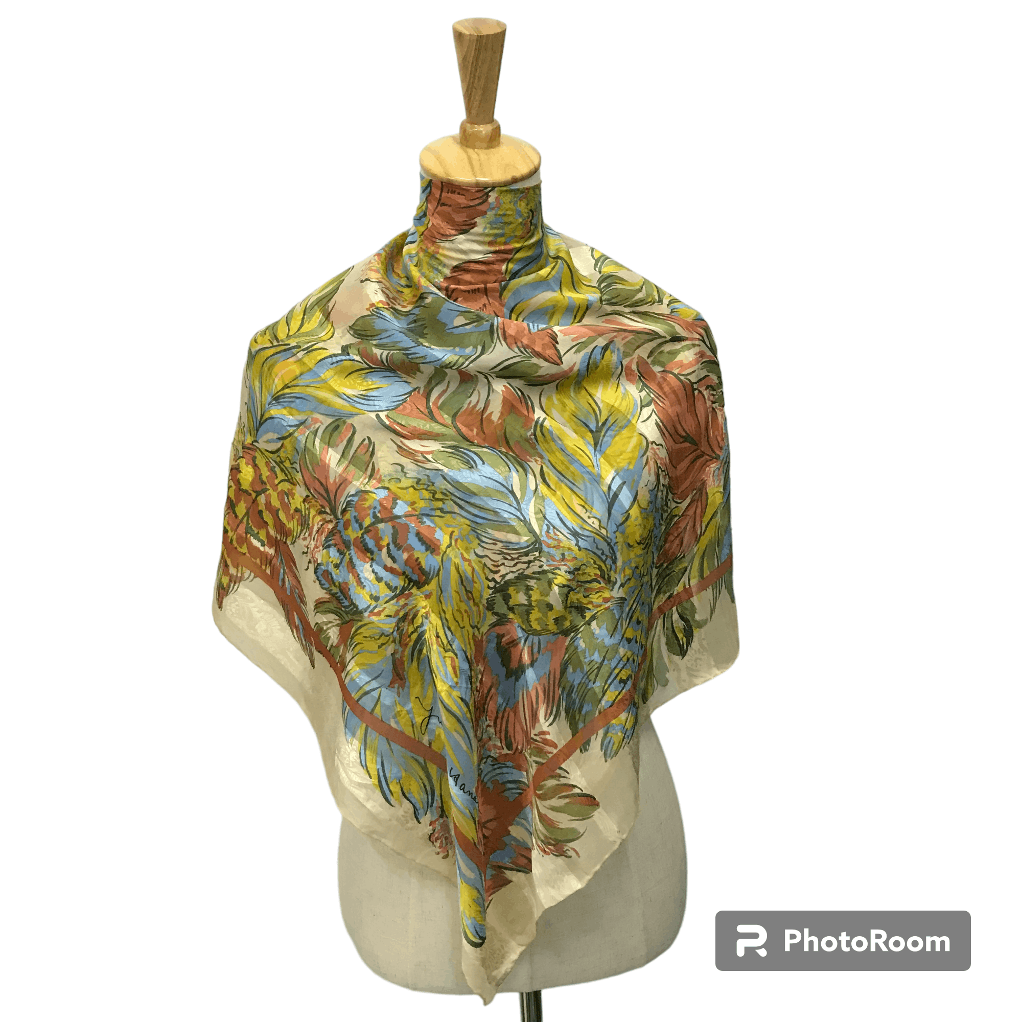 Yukiko Hanai Silk Scarf M162