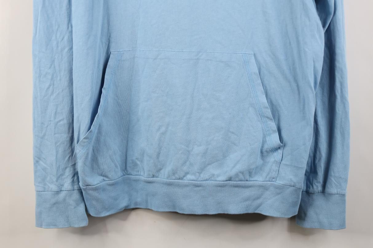 Lacoste Vintage Y2K Lacoste Logo Hoodie T-Shirt Carolina Blue Cotton Size US XL / EU 56 / 4 - 3 Thumbnail