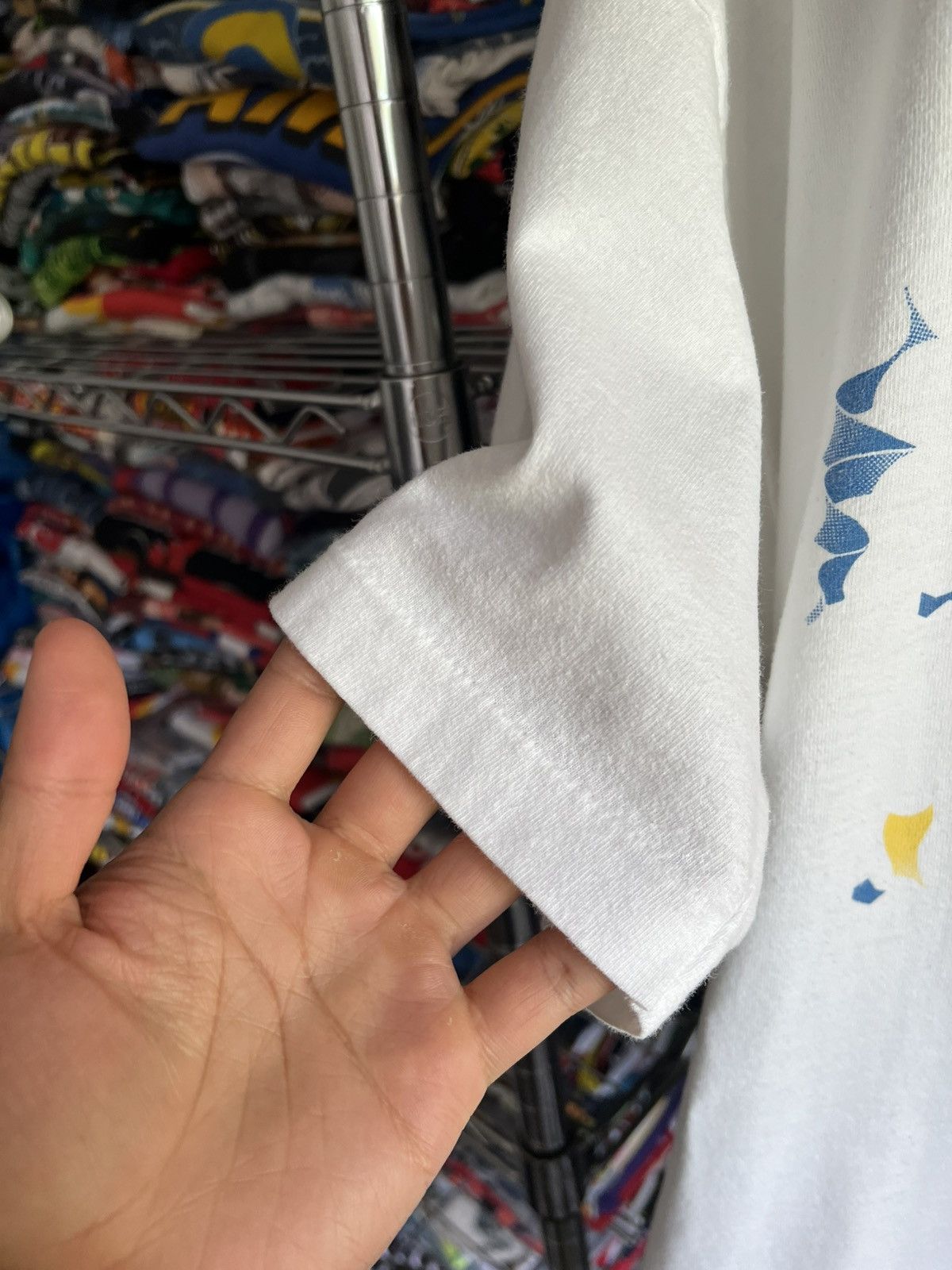 Fruit Of The Loom 1996 Gilroy Garlic Festival Single Stitch Tee Size US XL / EU 56 / 4 - 5 Thumbnail
