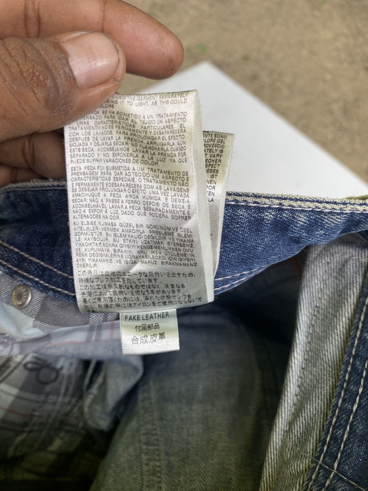 Diesel × Vintage Vintage diesel safado denim Size US 32 / EU 48 - 10 Thumbnail