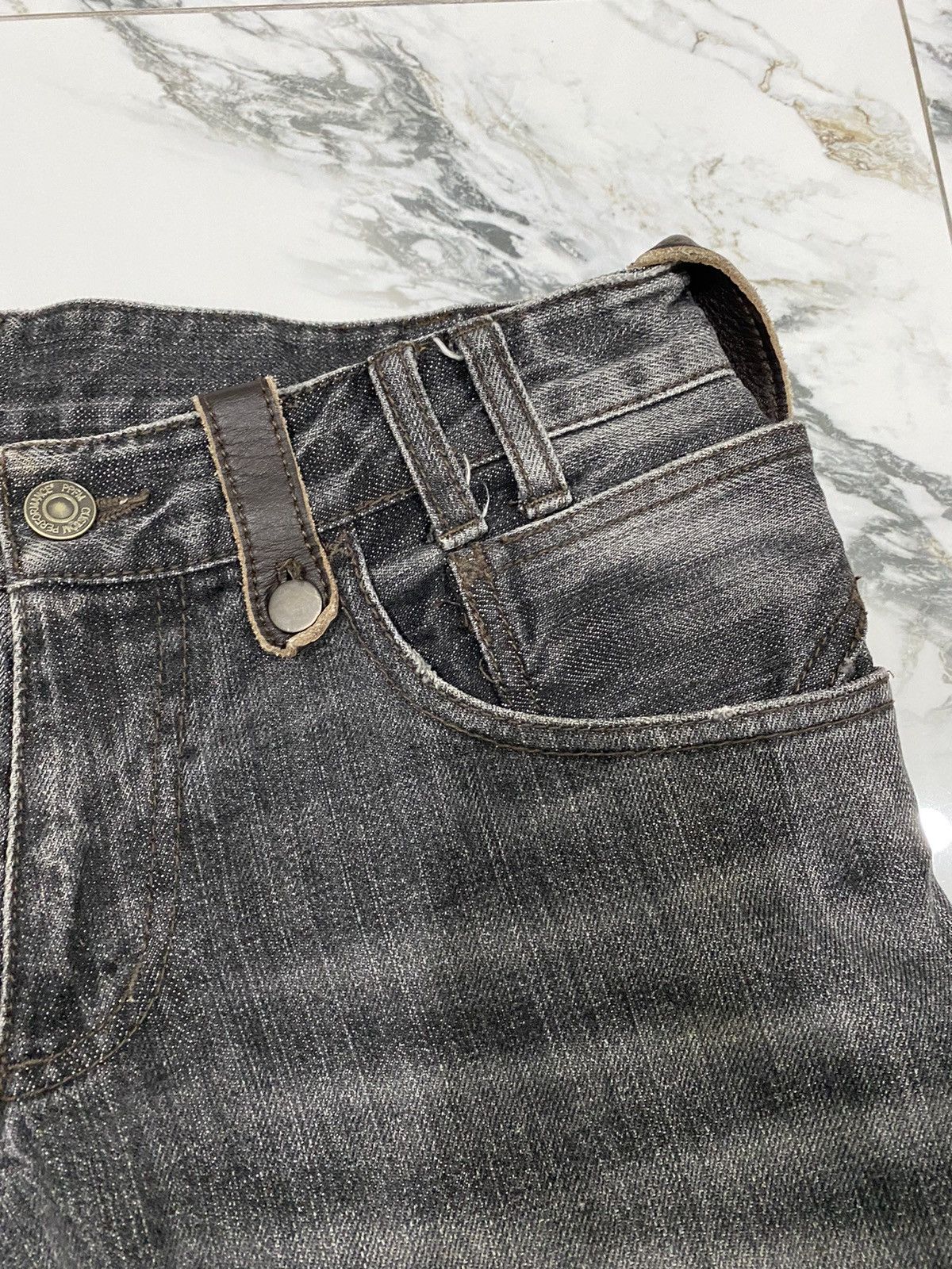 If Six Was Nine × Japanese Brand × PPFM PPFM LOWRISE DISTRESS DESIGN JEANS Size US 31 - 6 Thumbnail