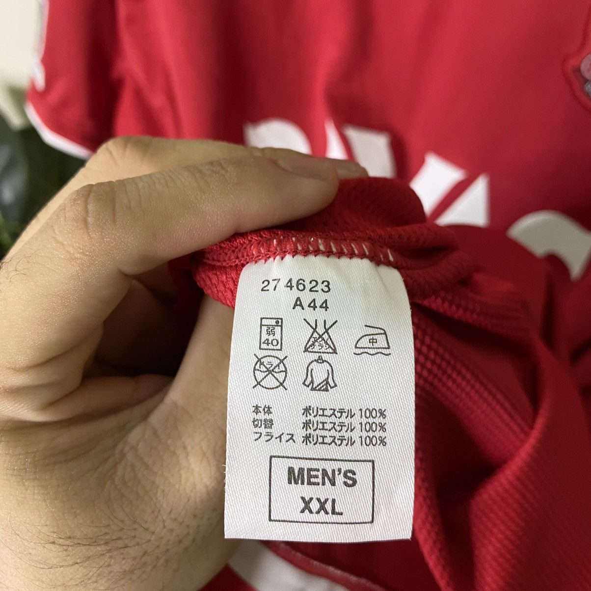 Nike Vintage 2008 Nike Urawa Red Diamonds 2008 Home Kit Jersey Size US XXL / EU 58 / 5 - 7 Thumbnail