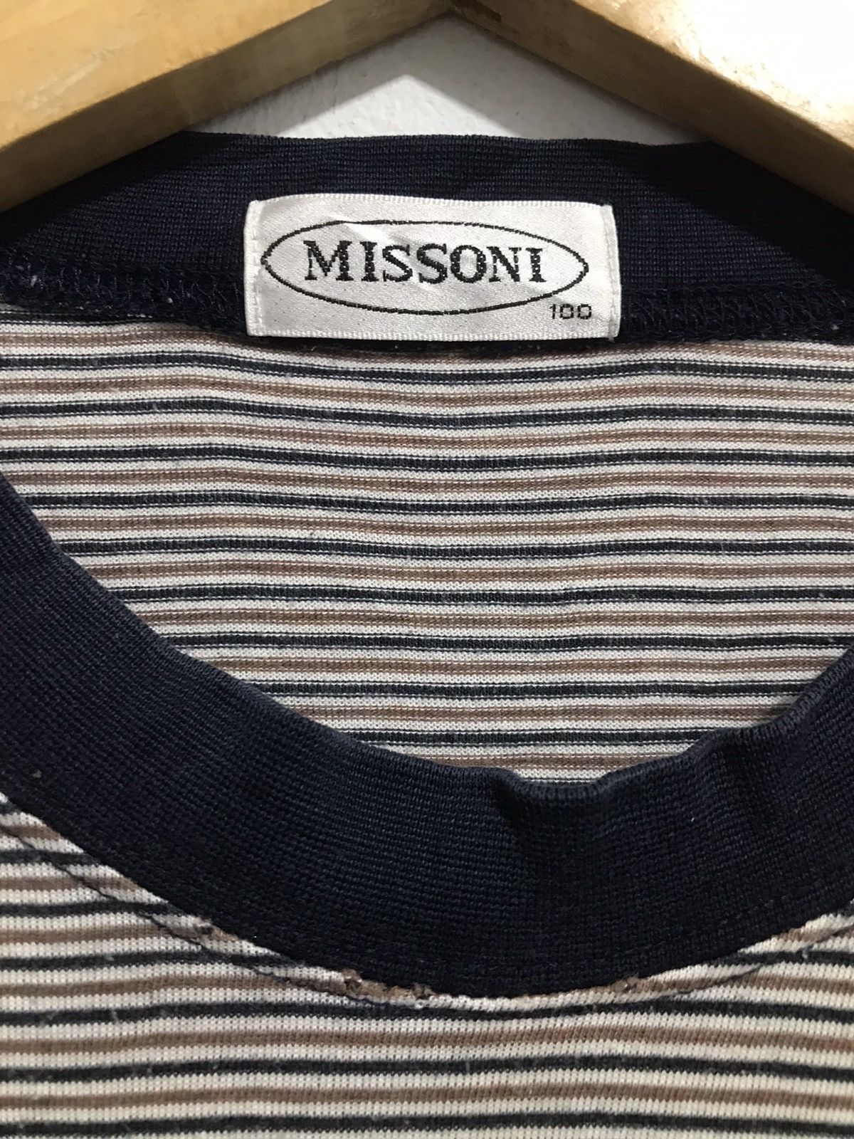 Missoni Missoni Stripe Logo tee Size US L / EU 52-54 / 3 - 4 Thumbnail