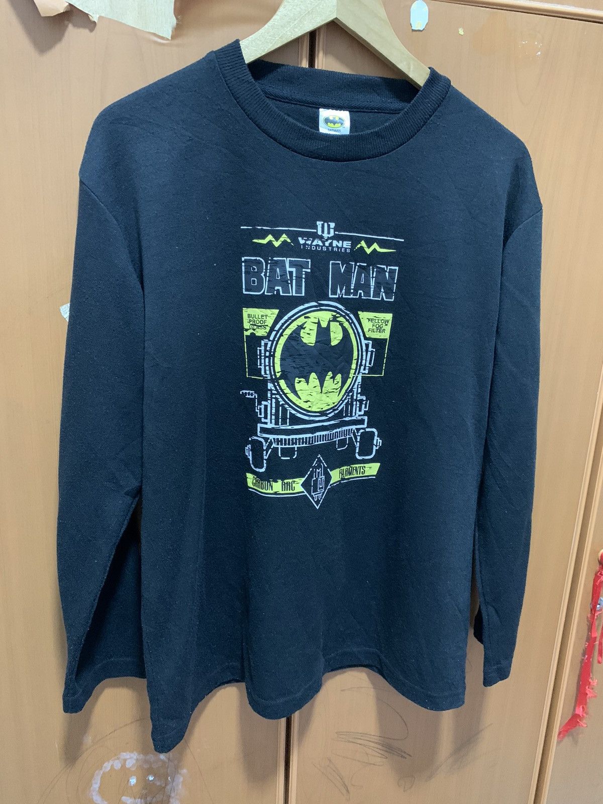 DC Comics Y2K Batman Wayne Industries Long Sleeve Tee Size US L / EU 52-54 / 3 - 3 Thumbnail