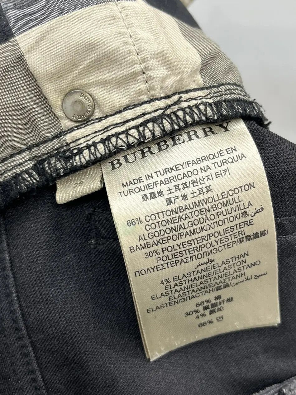 Burberry Burberry Brit Skinny Wax Jeans With Zip Size 29" - 4 Thumbnail
