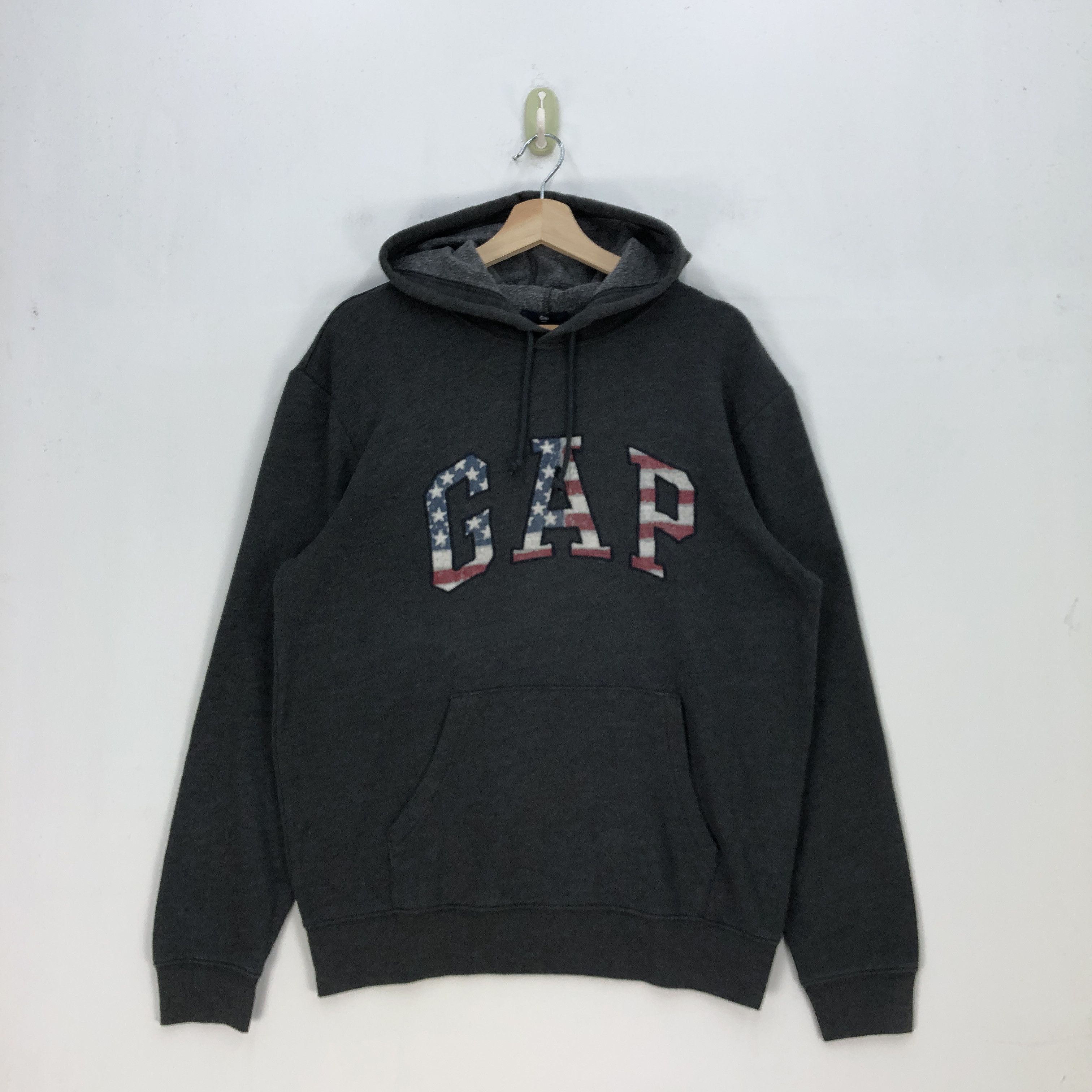 Gap × Vintage GAP Hoodie Sweater Gap Script Sweatshirt GAP Jumper Size US M / EU 48-50 / 2 - 1 Thumbnail