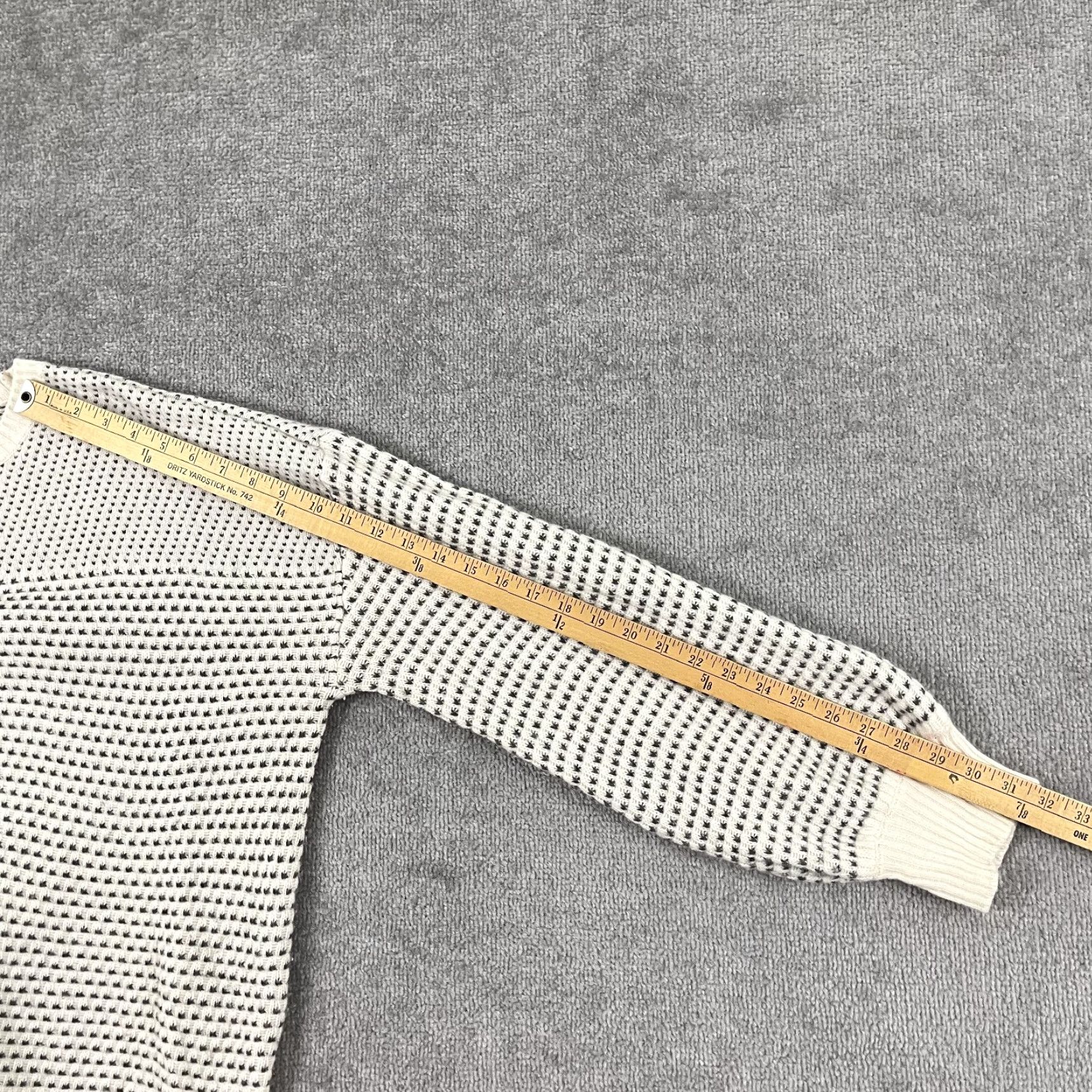 Vintage VINTAGE Summersalt Sweater Womens Wool Cashmere Knit Pullover 1X Long Sleeve Gray Fall Winter Size XL / US 12-14 / IT 48-50 - 7 Thumbnail