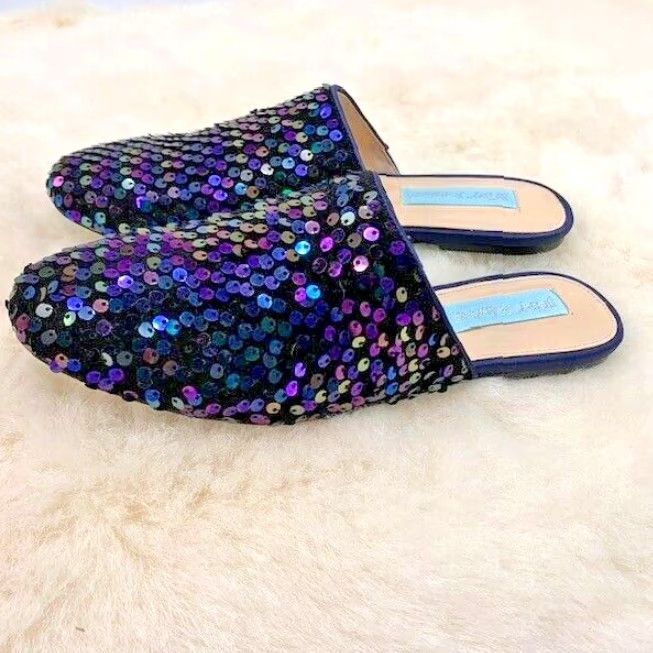 Betsey Johnson VINTAGE Betsey Johnson Loafer Flat, Multi Sequin, Women’s Size 5.5 Size US 5.5 / IT 35.5 - 3 Thumbnail