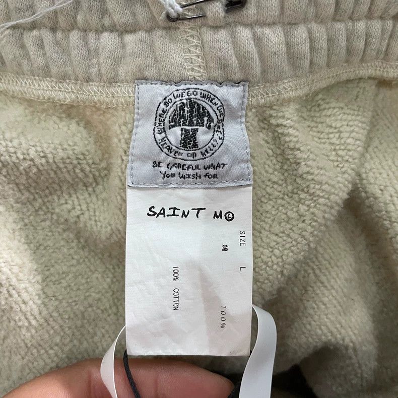 Saint Michael Saint Michael size l Beige monogrammed sweatpants 2502-Nex Size US 32 / EU 48 - 3 Thumbnail