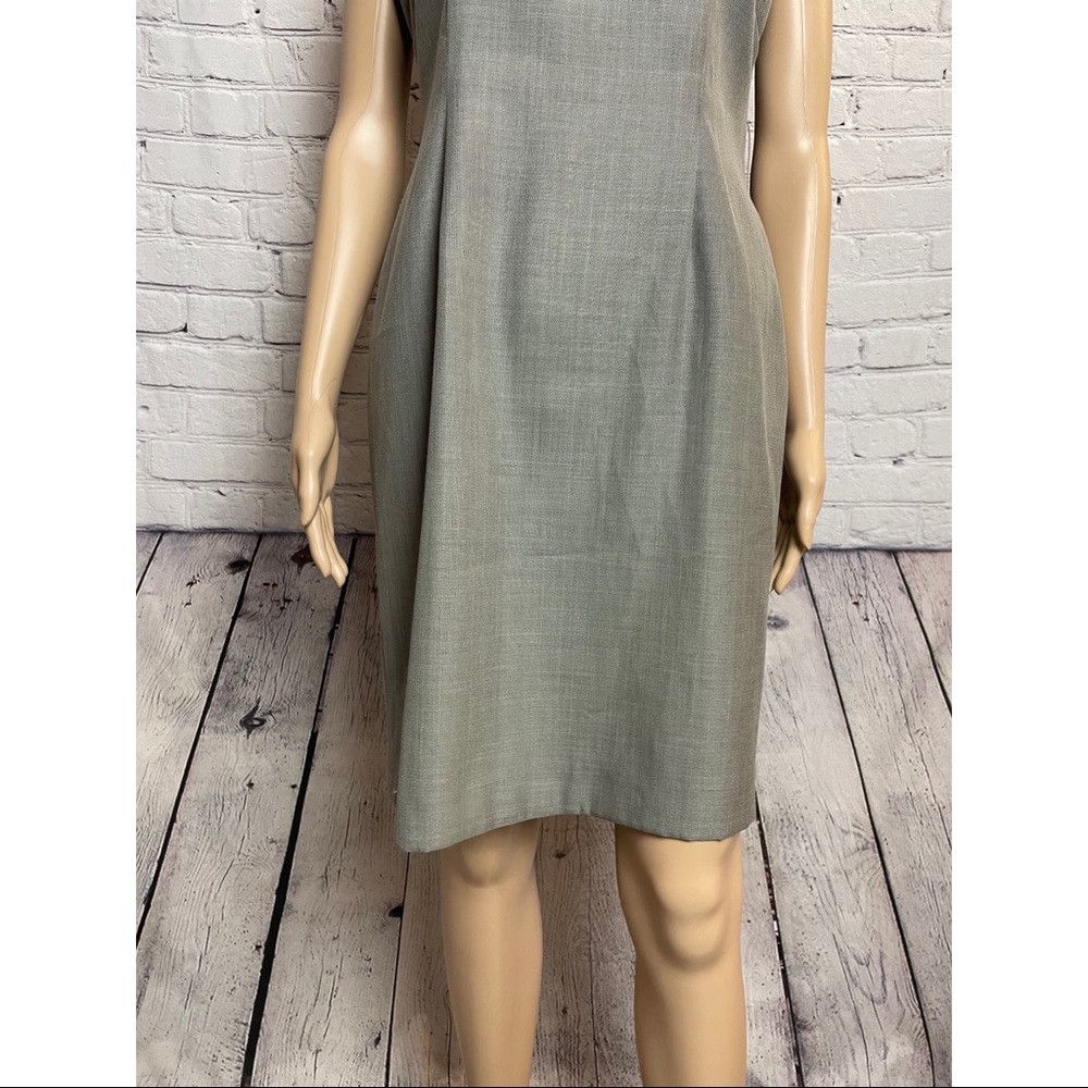 Anne Klein Anne Klein Grey Sheath Dress Size 8 Petite Size M / US 6-8 / IT 42-44 - 4 Thumbnail