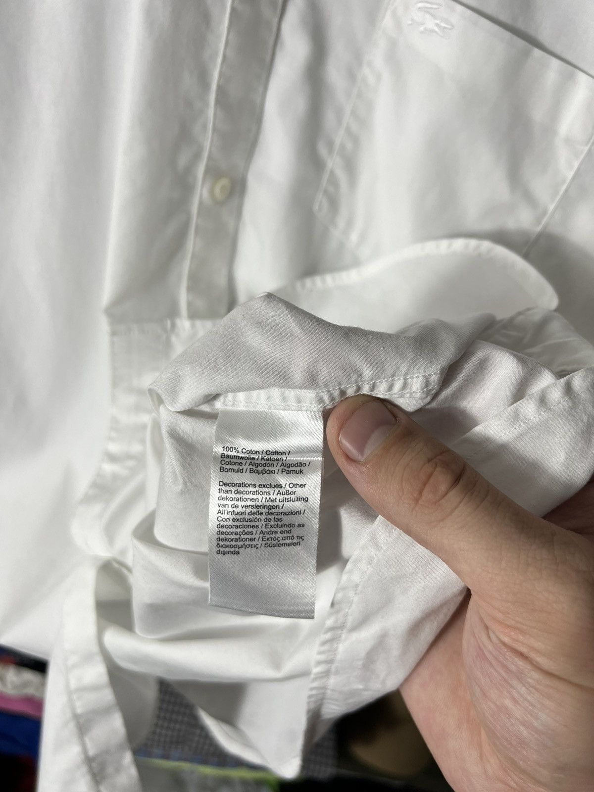 Lacoste 🐊 Lacoste White Oxford Shirt Size S 🤍 Classic Button Size US S / EU 44-46 / 1 - 6 Thumbnail