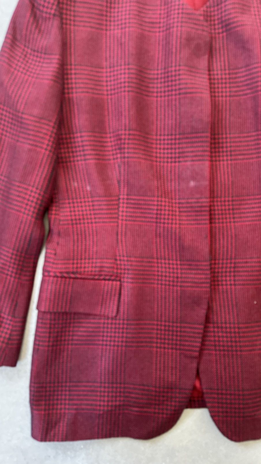 Aquascutum VINTAGE AQUASCUTUM CHECKERED OUTERWEAR Size 34R - 2 Thumbnail