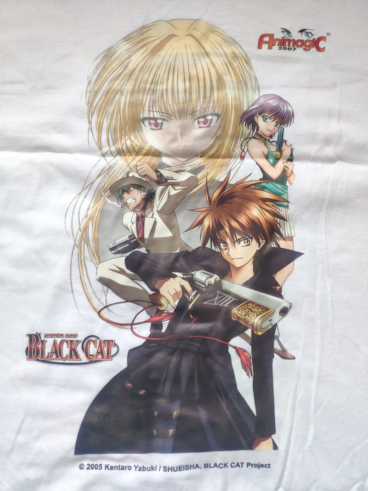 Other BLACK CAT Shonen Jump Anime T-Shirt AnimagiC 2007 UNWORN - L Size US L / EU 52-54 / 3 - 3 Thumbnail