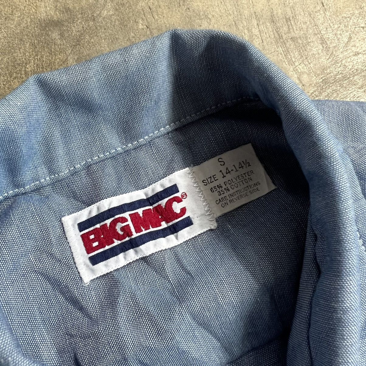 Big Mac Vintage 80s Big Mac Chambray Work Shirt Size US S / EU 44-46 / 1 - 3 Thumbnail