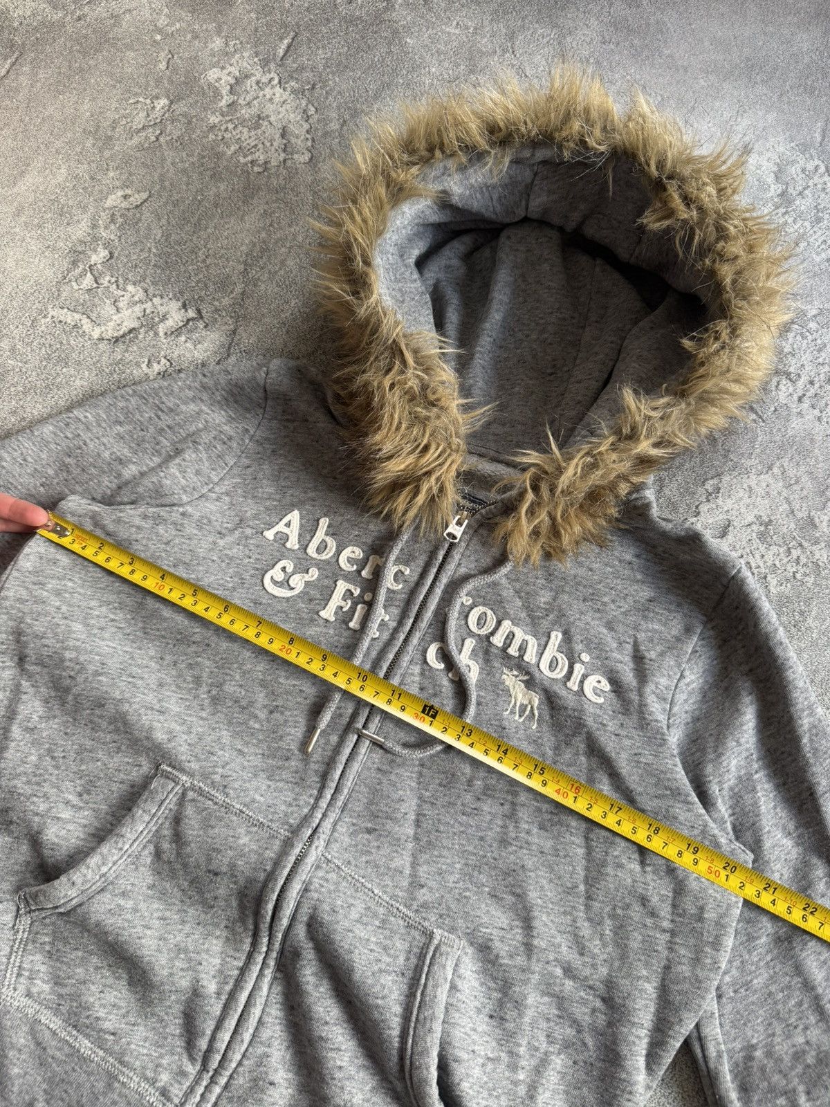 Abercrombie & Fitch Abercrombie & Fitch Y2K Fur Faux hoodie if six was nine LGB Size L / US 10 / IT 46 - 17 Thumbnail