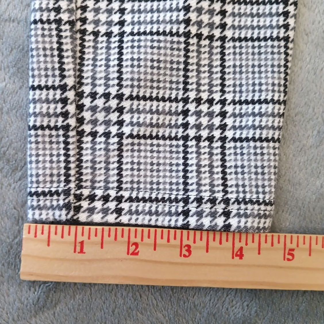 Michael Kors Michael Kors Ankle Pants Womens Small Gray Plaid Skinny Pull On Stretch Size 28" / US 6 / IT 42 - 6 Thumbnail