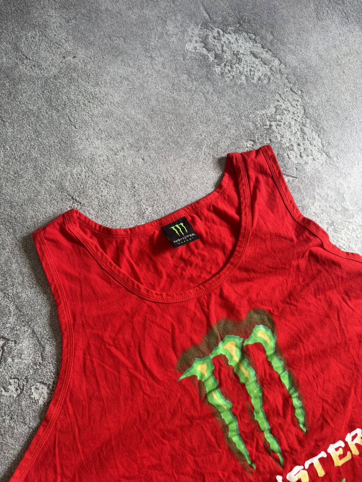 Fox Racing Monster Energy XXL biglogo racing tank top sleeveless shirt Size US XXL / EU 58 / 5 - 2 Thumbnail
