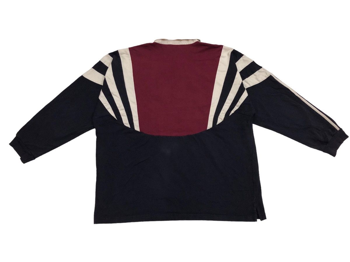 Adidas × Vintage DOPE 🔥 90s ADIDAS TRAINING RUGBY SHIRT TRICOLOUR RARE STRIPE Size US XL / EU 56 / 4 - 2 Thumbnail