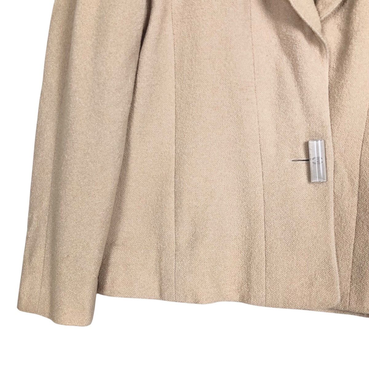 Chanel Vintage Chanel S/S1999 Single Breasted Laine Wool Coat Size S / US 4 / IT 40 - 8 Thumbnail