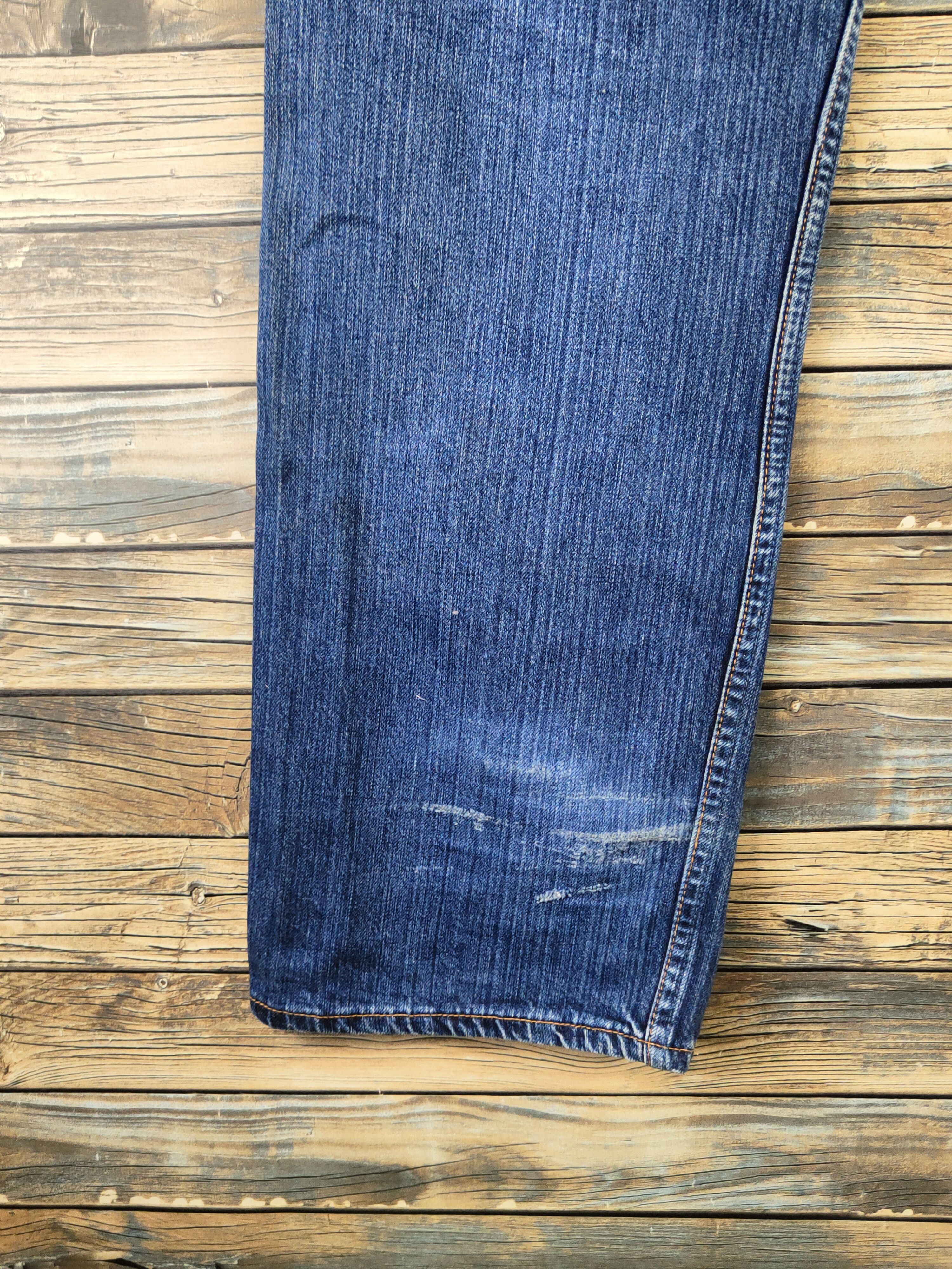 Levi's Levi's Dark Blue Distressed Ripped Jeans #S2823 Size US 36 / EU 52 - 10 Thumbnail