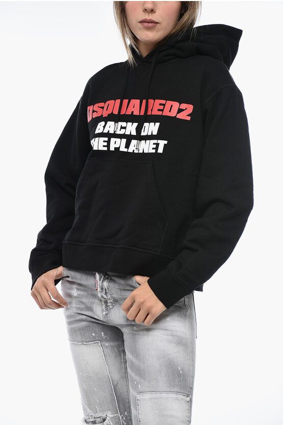 Dsquared2 Printed BACK ON THE PLANET Hoodie Sweatshirt | Grailed