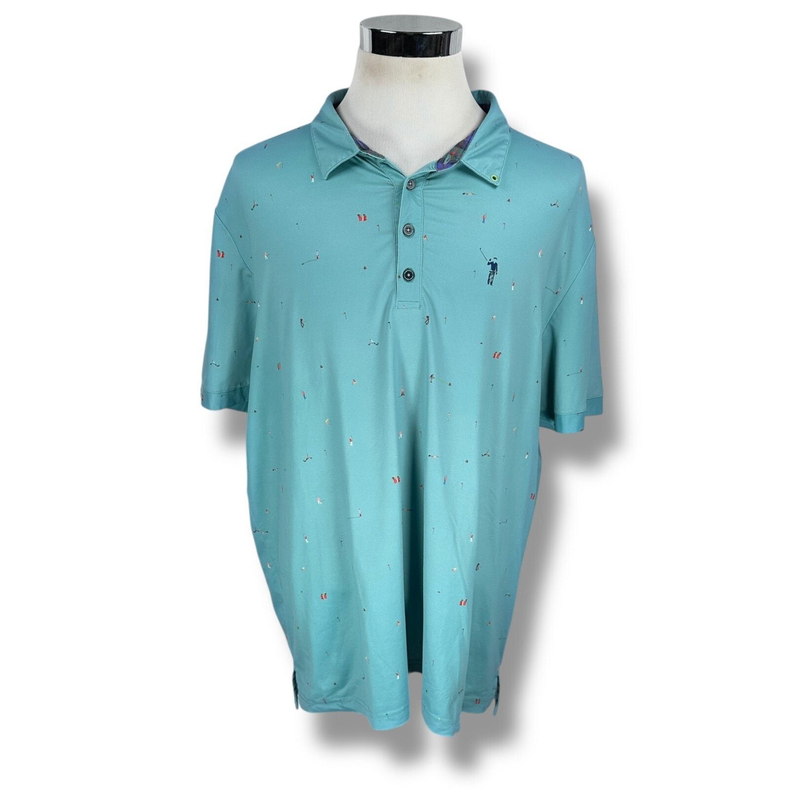 Other William Murray Golfer Polo Shirt Men’s XXL Blue Short Sleeve Size US XXL / EU 58 / 5 - 1 Thumbnail