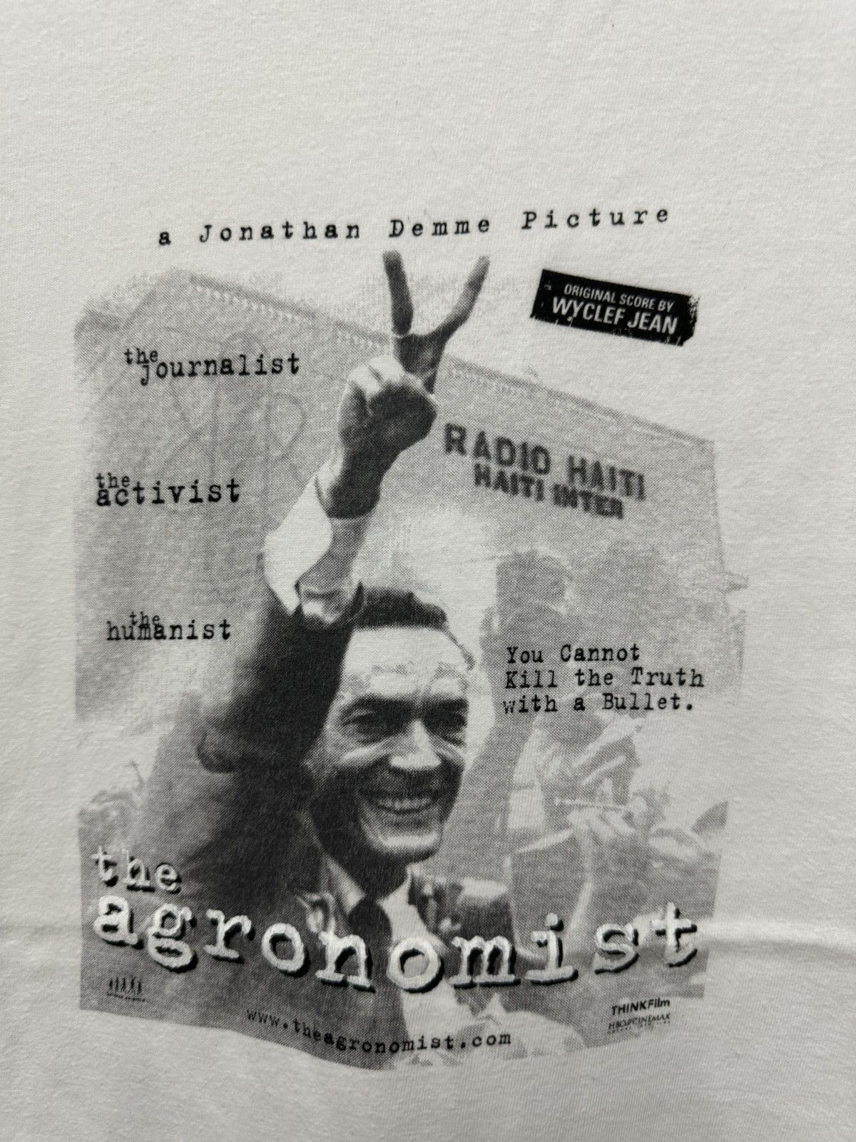 Vintage Vintage The Agronomist Wyclef Jean Movie Tee Size US XL / EU 56 / 4 - 2 Thumbnail