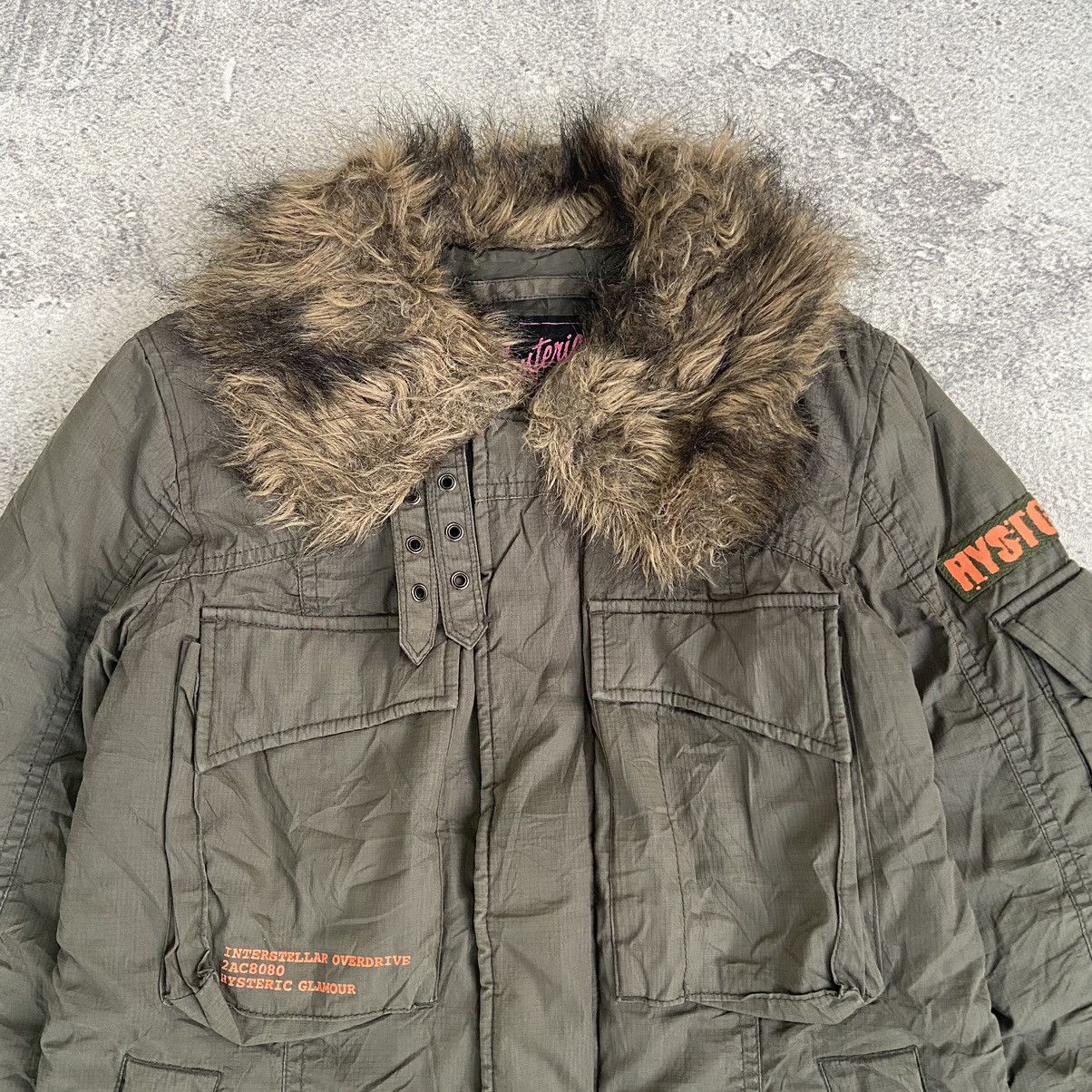 Hysteric Glamour 2000s Hysteric Glamour - Vkei Apocalypse Fur Parka Jacket Size US M / EU 48-50 / 2 - 2 Thumbnail