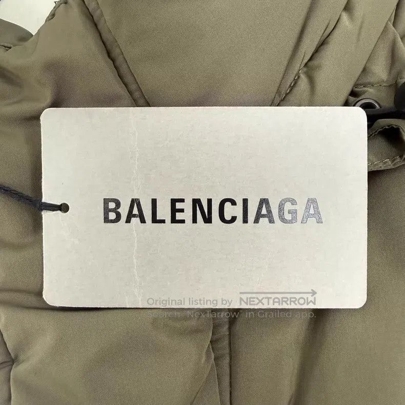 Balenciaga Balenciaga Military Green Letter Logo Printed Long Sleeve Size US S / EU 44-46 / 1 - 8 Thumbnail
