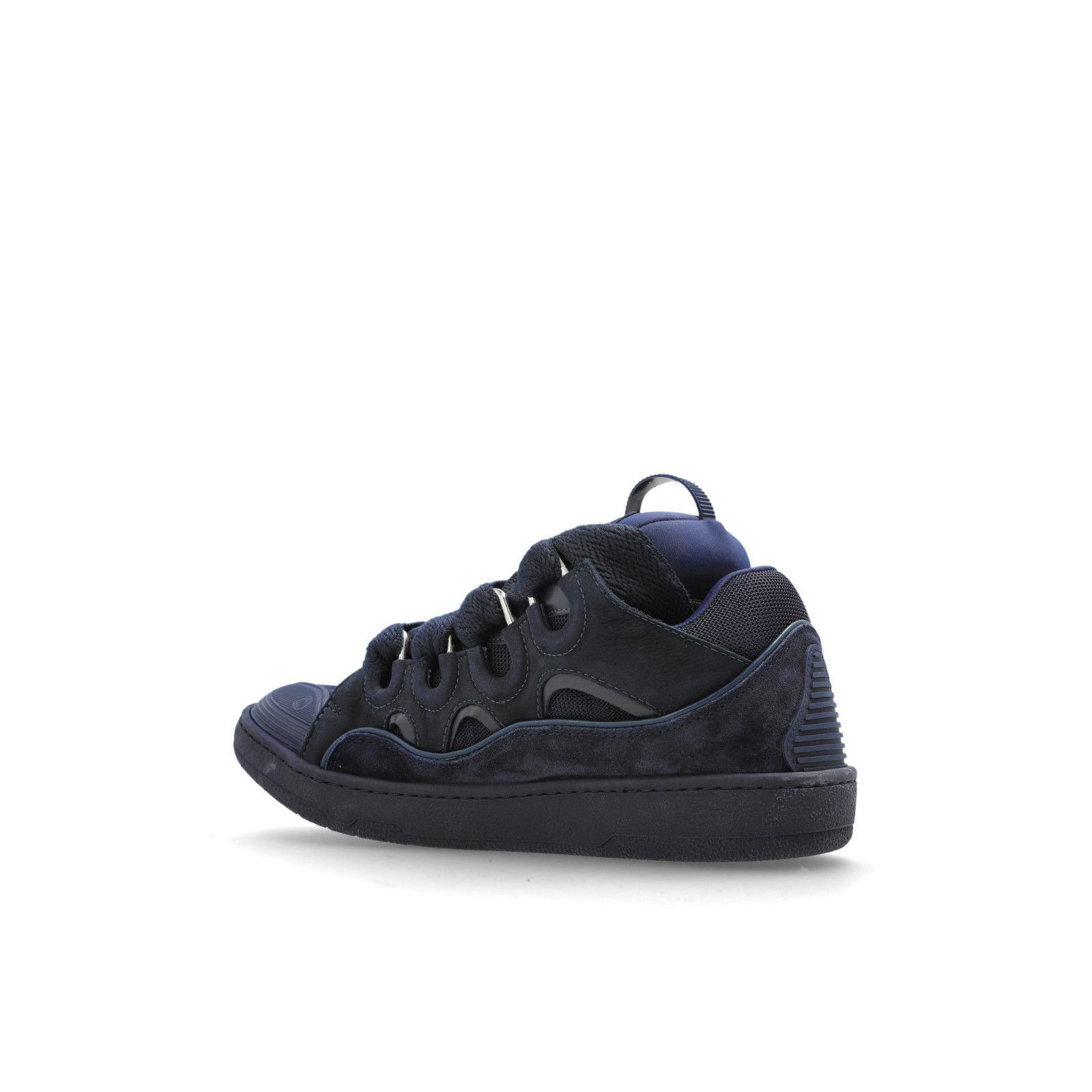 Lanvin Lanvin Curb Oversized Black Leather Sneakers New & Authenti Size US 9 / EU 42 - 3 Thumbnail