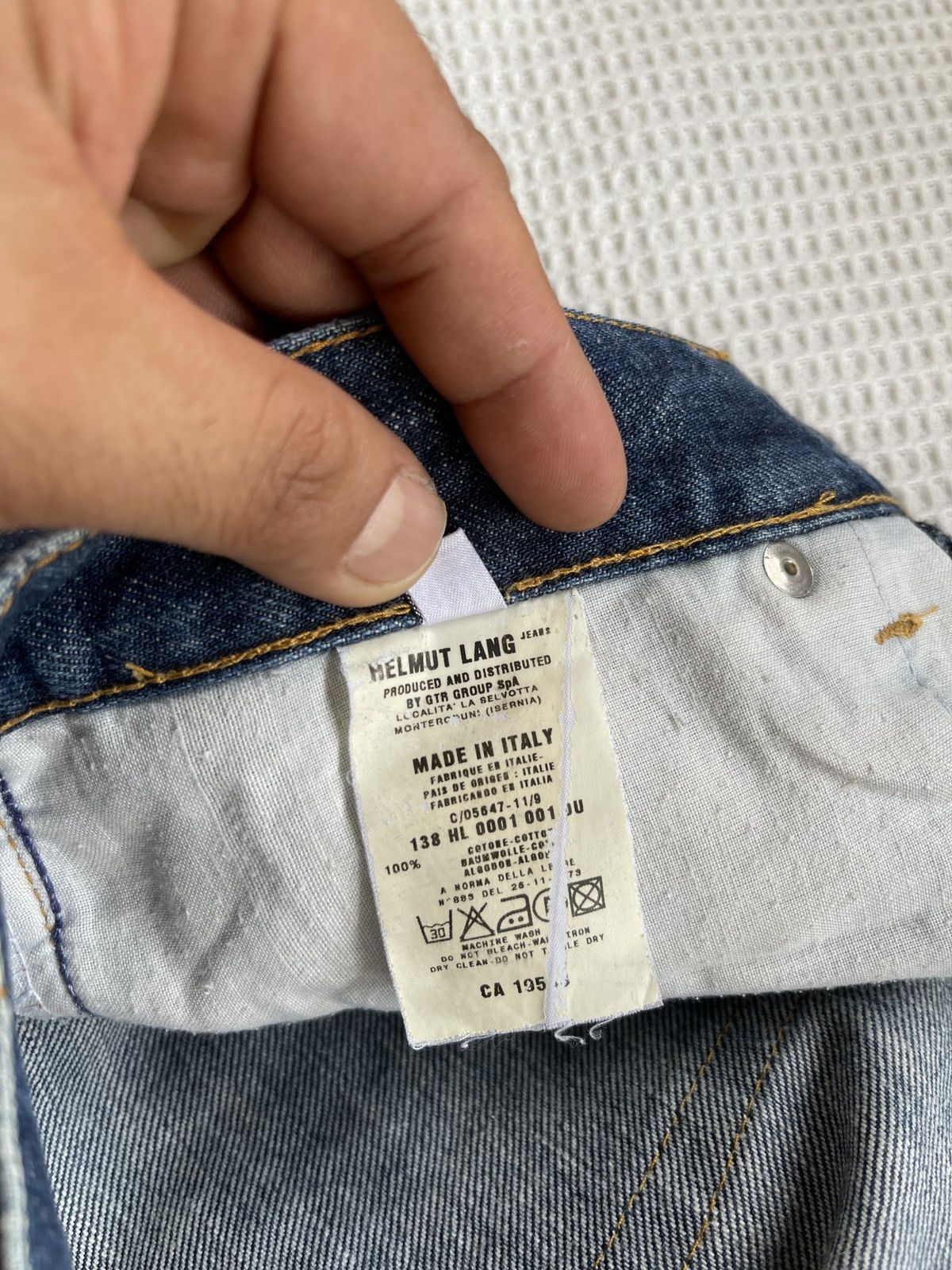 Helmut Lang Rare🔥Helmut Lang🔥Classic Denim/Classic Cut Jeans Size US 31 - 9 Thumbnail