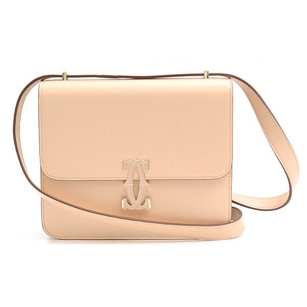 Cartier Cartier Leather Shoulder Bag Pink L1002291 Leather Crossbody Bag L1002291 in Great Condition