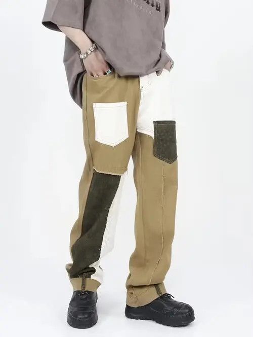 Japanese Brand × Vintage Fashion patchwork pants with bandana print Size US 30 / EU 46 - 3 Thumbnail