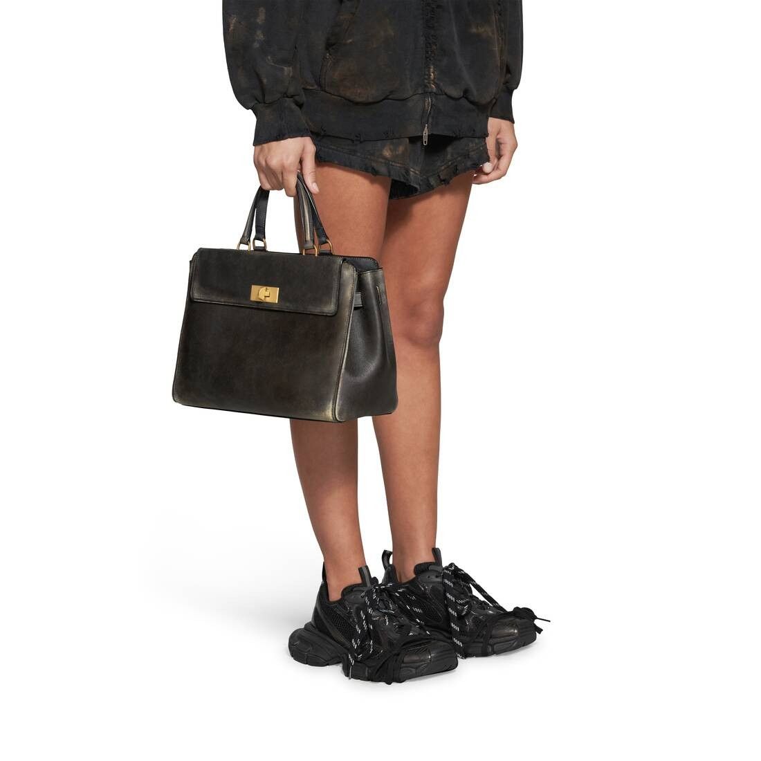 Balenciaga o1mt1gz0125 Size: OS / Money Medium Tote Bag Used Effect Size ONE SIZE - 2 Thumbnail