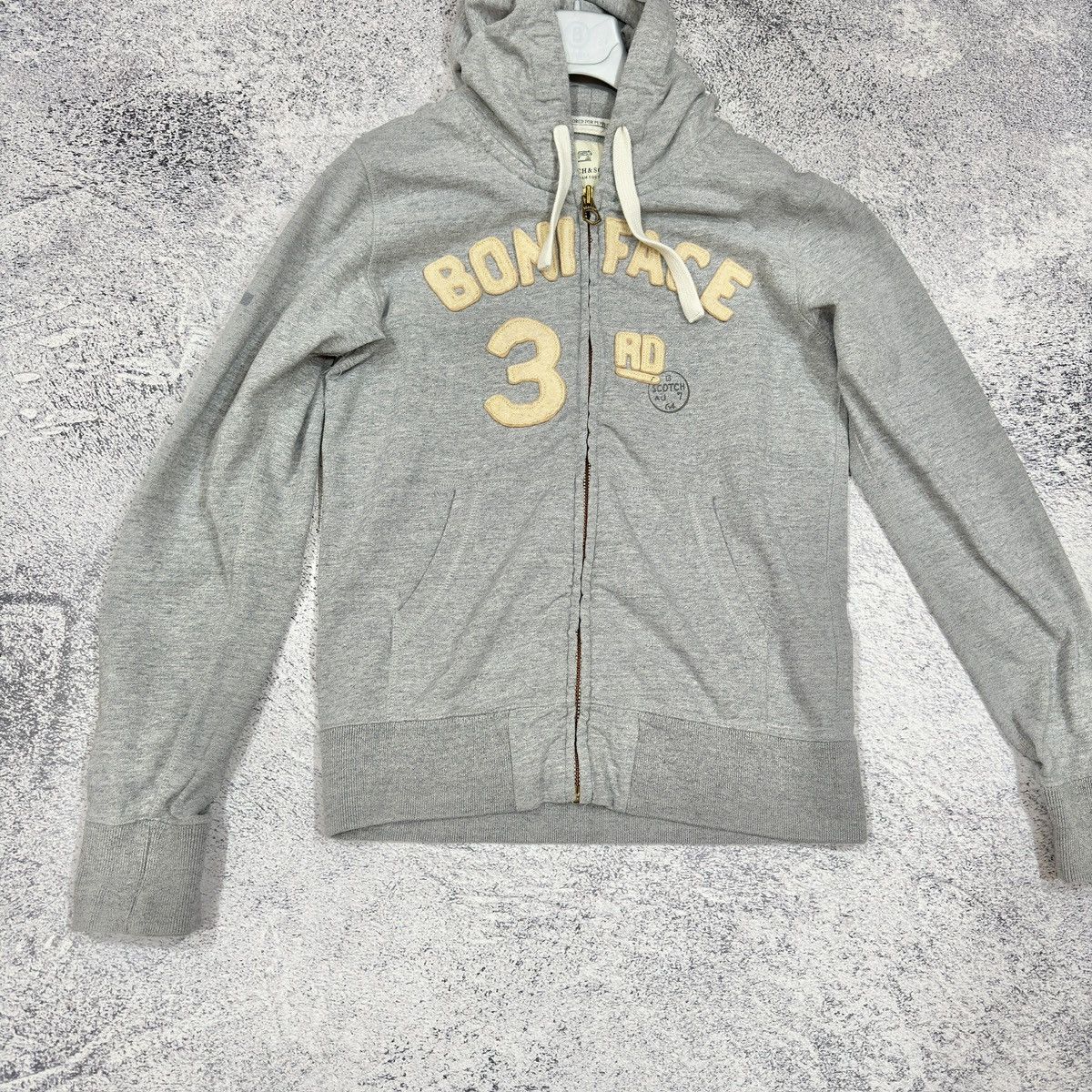 Designer × Scotch & Soda Scotch $ Soda Full Zip Gray Cotton Hoodie M size Size US M / EU 48-50 / 2 - 2 Thumbnail