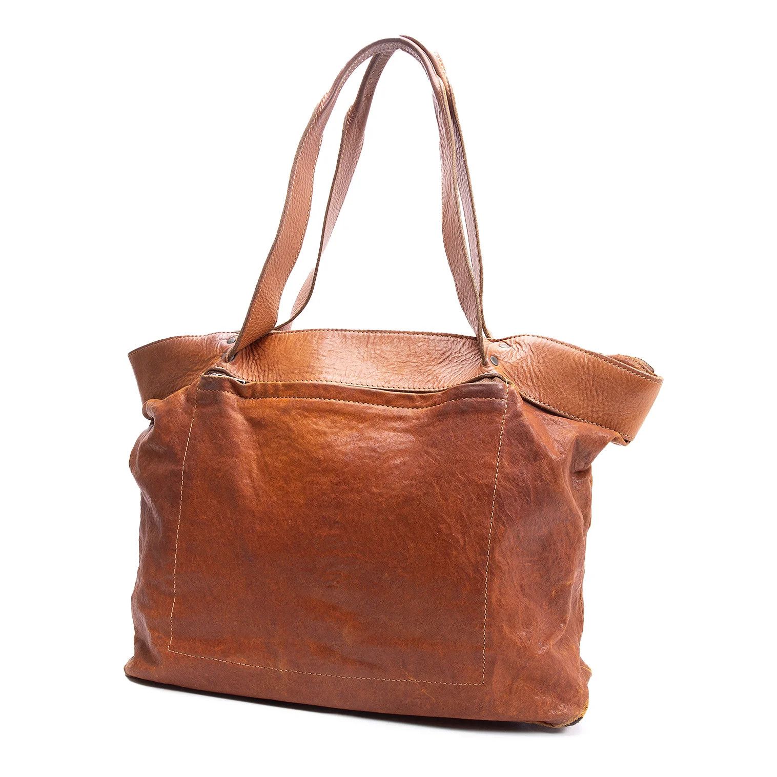 Yohji Yamamoto Yohji Yamamoto Leather Tote Bag Brown Size ONE SIZE - 1 Thumbnail
